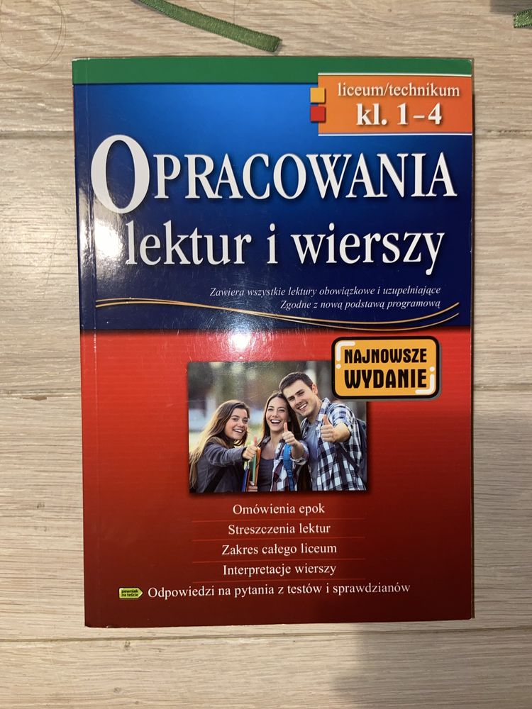 Opracowania lektur i wierszy dla klas 1-4