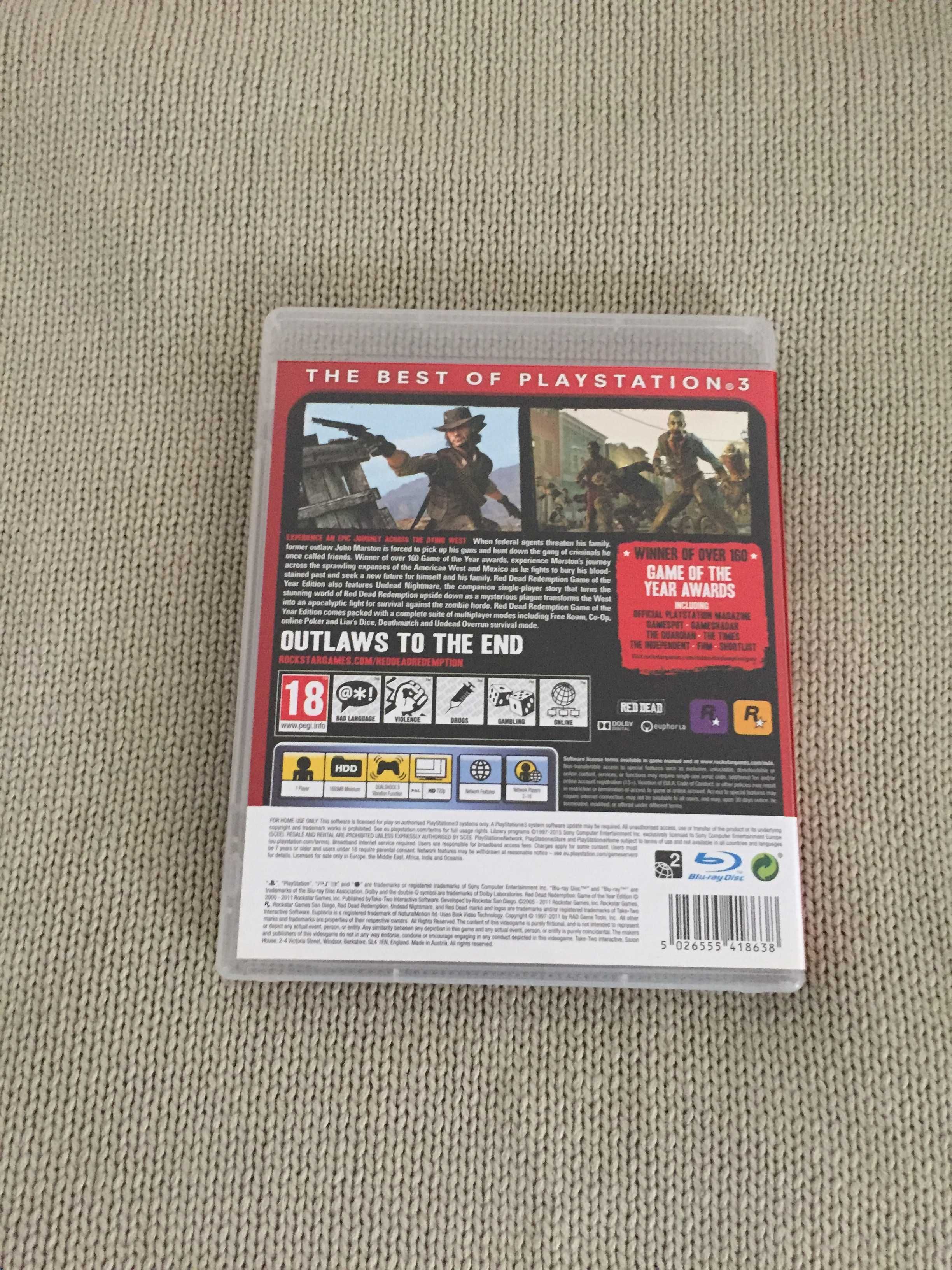 Red Dead Redemption Game of the Year Edition Playstation 3