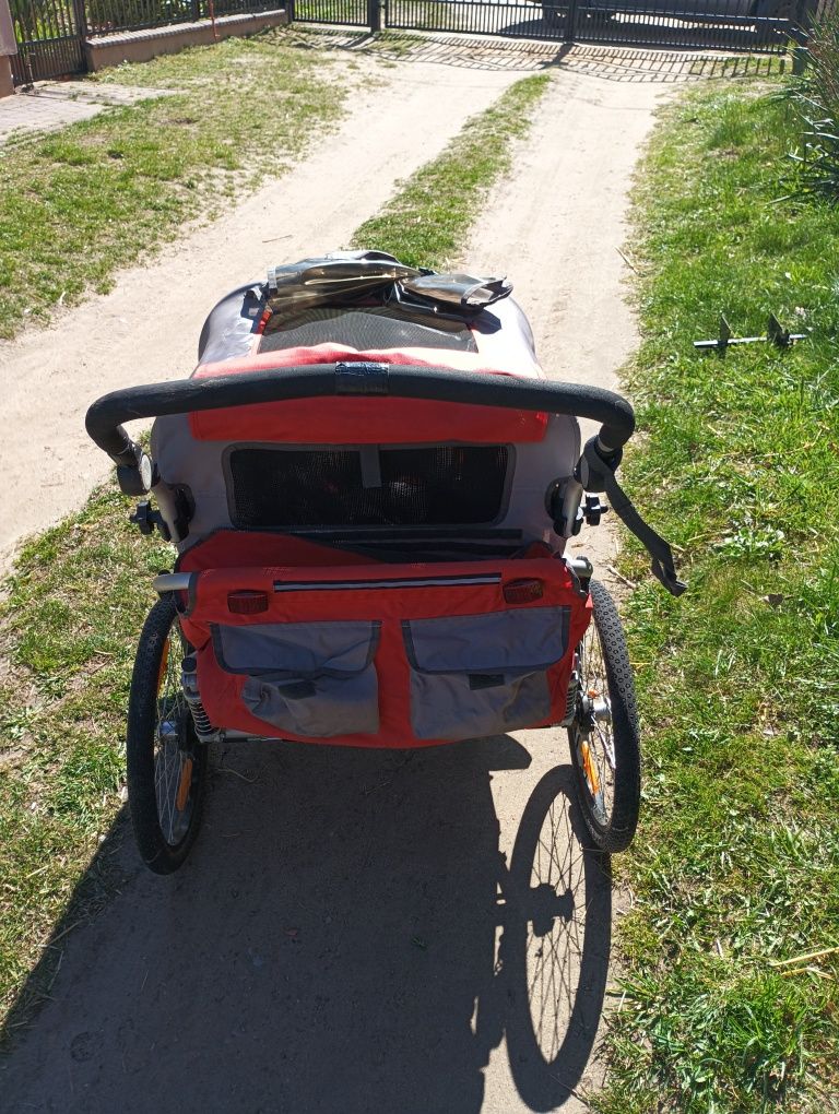 Przyczepka rowerowa dwuosobowa querrido