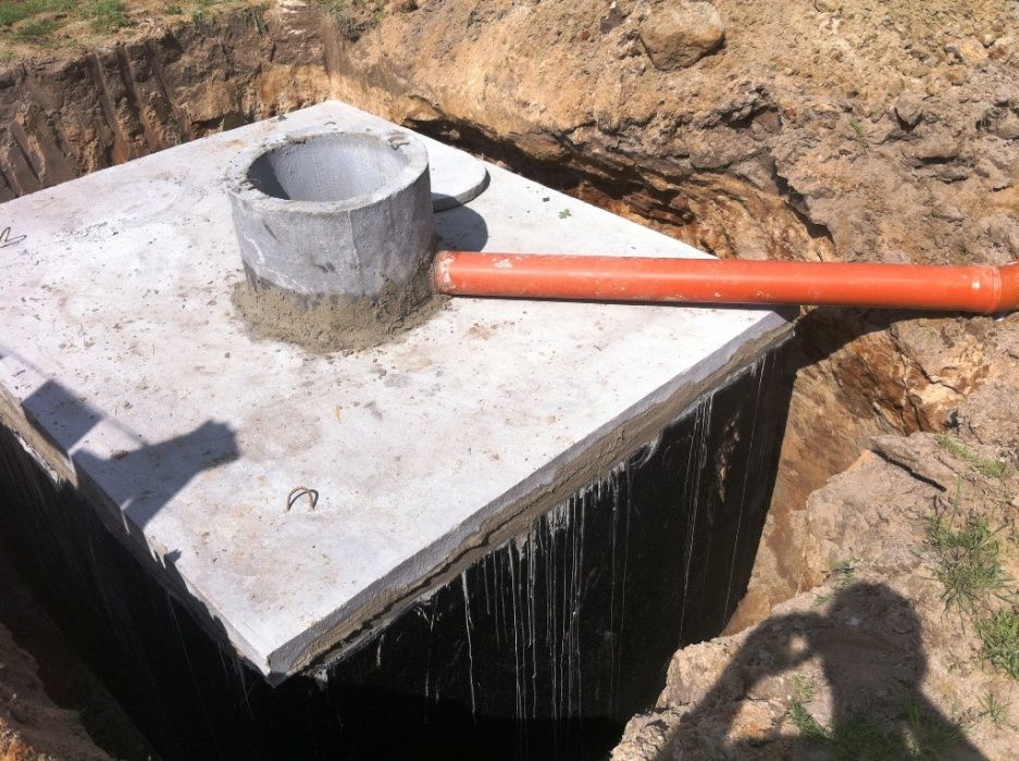 Szamba Betonowe z WYKOPEM Szambo Kompleksowo Zbiornik na wodę 6,8,10m3