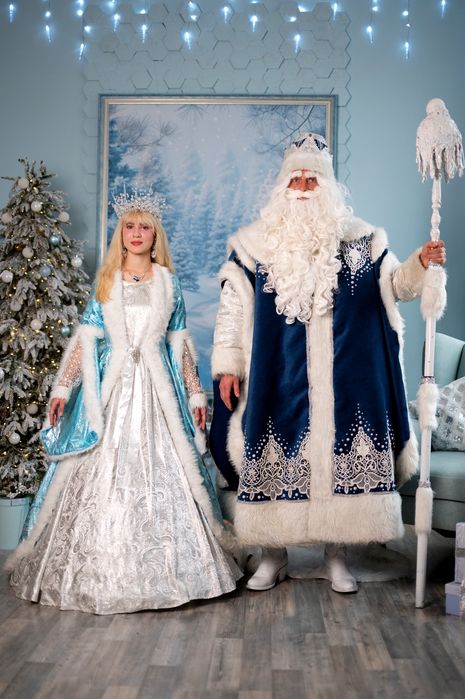 Святий Миколай  та снігова Королева аніматори на дім корпоратив