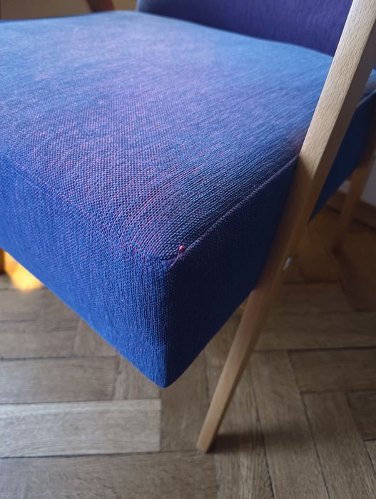 Fotel z PRL-u po renowacji