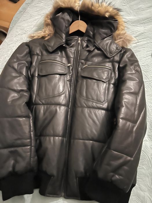 Шкіряна куртка чоловіча,зимова.Otto Kern оригінал