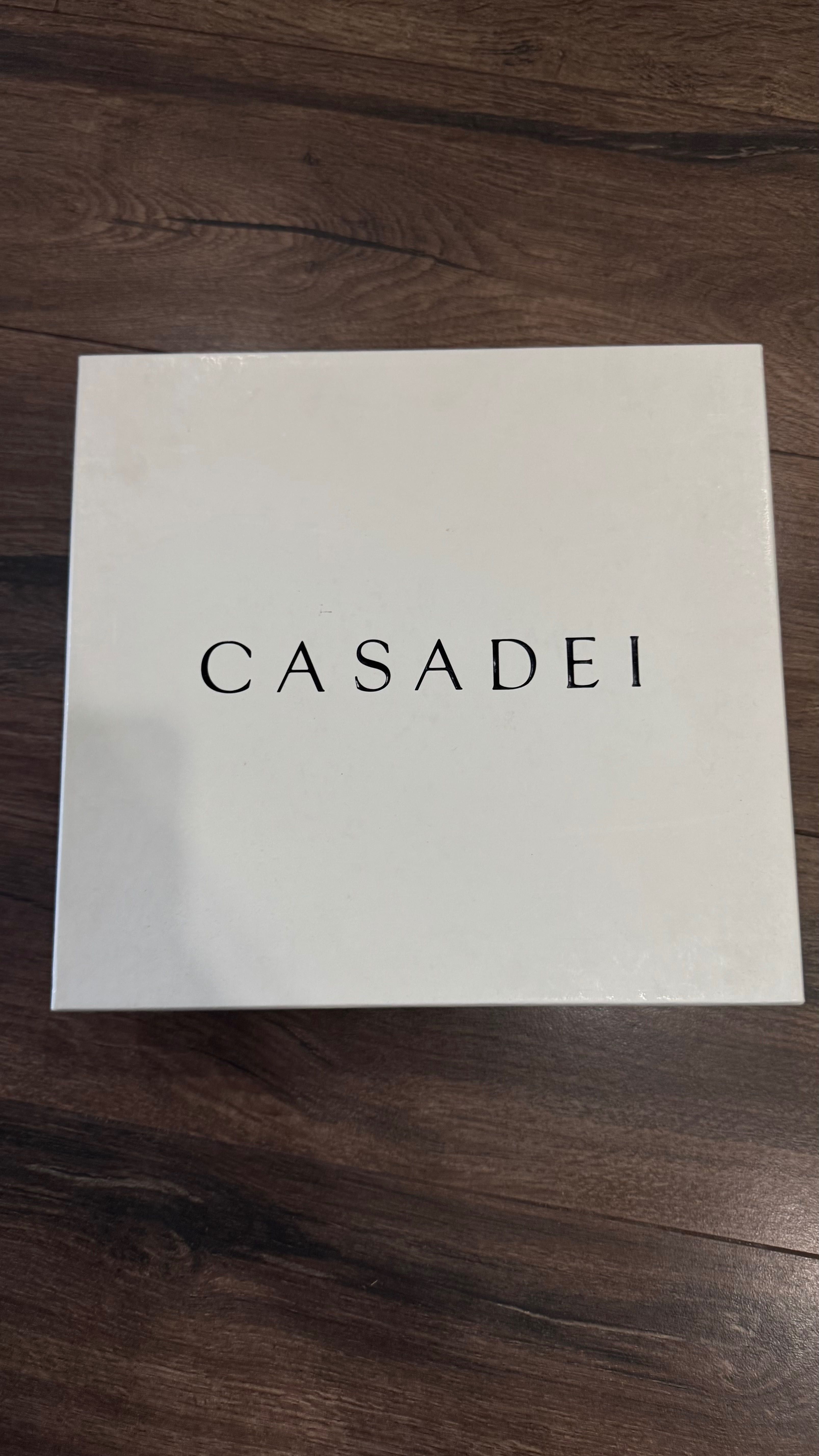 Замшеві ботильйони Casadei