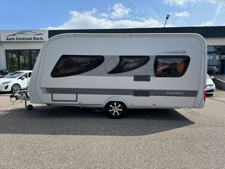 Hobby 460  Przyczepa kempingowa + namiot + markiza + Mover / super stan /