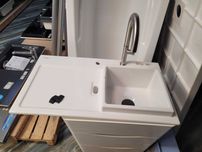 Zlewozmywak Duravit Strack K50R biały połysk