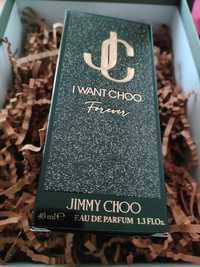 Oryginalne Pudełko po perfumach Jimmy choo i want choo forever