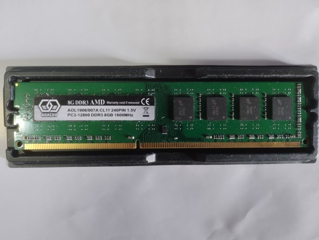 Оперативна пам'ять DDR3 8Gb 1600MHz PC3-12800 ОЗУ для AMD ПК