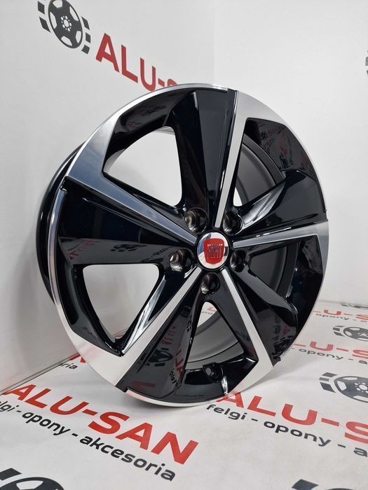 NOWE/DEMO oryginalne alufelgi FIAT 17" 5x108 Scudo Doblo- Czarne