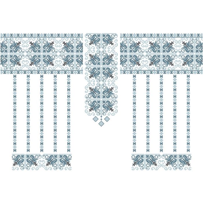 Заготовка для вишивання жіночої вишиванки біле домоткане полотно