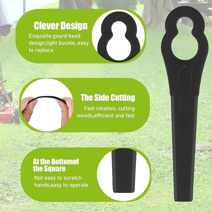 100 szt ostrza do podkaszarek kosiarki zestaw wymienne ostrza noże