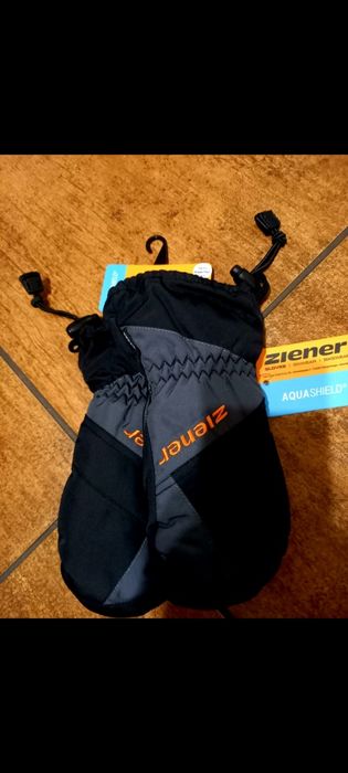 Rękawiczki dzięcięce ZIENER AGILO MITTEN JUNIOR roz 3,5 5 lat 110cm