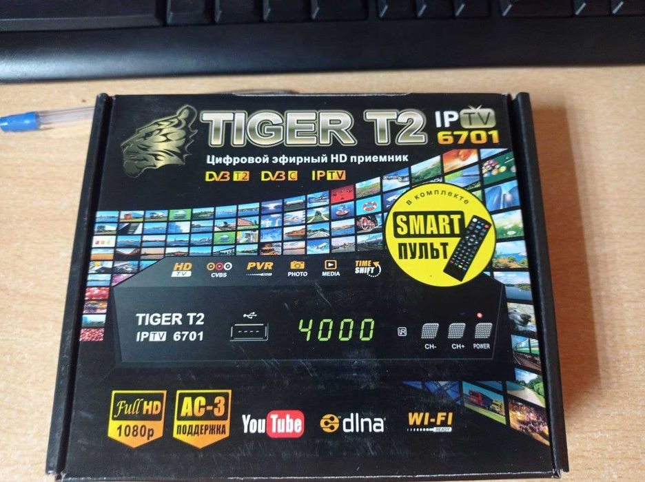 Тюнер Tiger T2 IPTV 6701