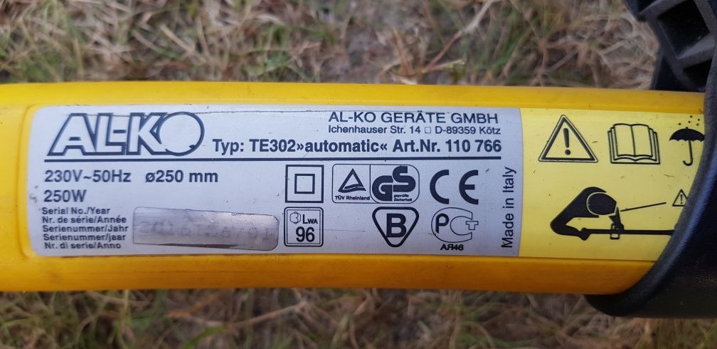 Elektryczna obkaszarka do trawy AL-KO TE302