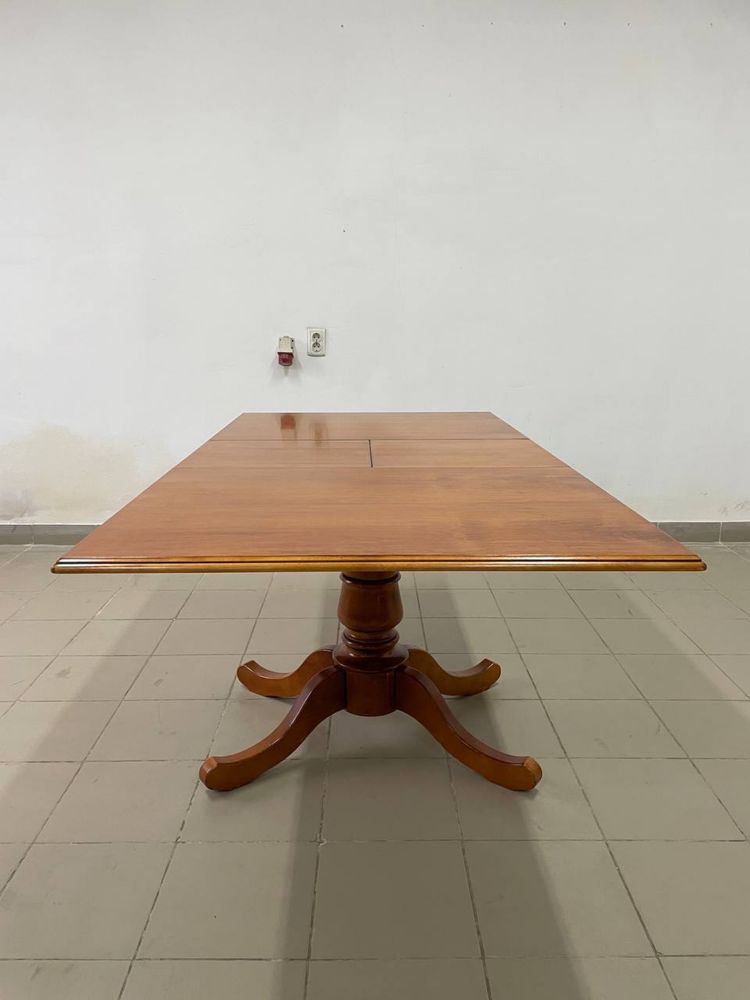 Стіл розкладний обідній дерево стільці стол 2247
