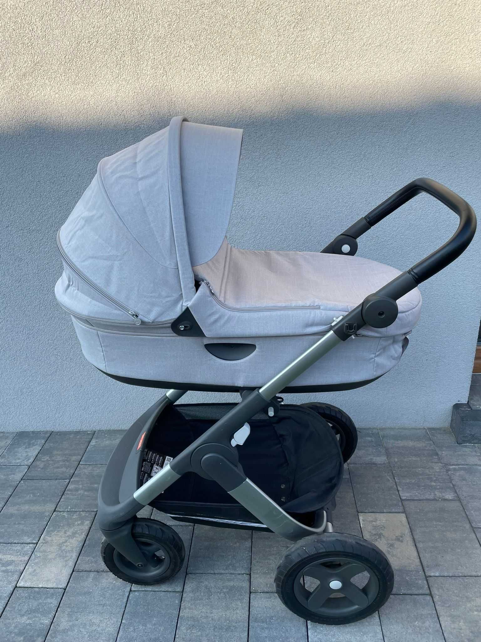 Wózek Stokke Trailz 2w1 (gondola + spacerówka) - Stan idealny!