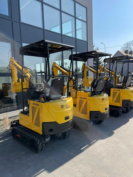 Mini koparka Kubota eng GG1100 rozsuwane gąsien. i ruchome ramie- Nowa