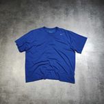 MĘSKA Koszulka PREMIUM Sportowa Duża Dri-Fit Niebieska Siłownia GYM