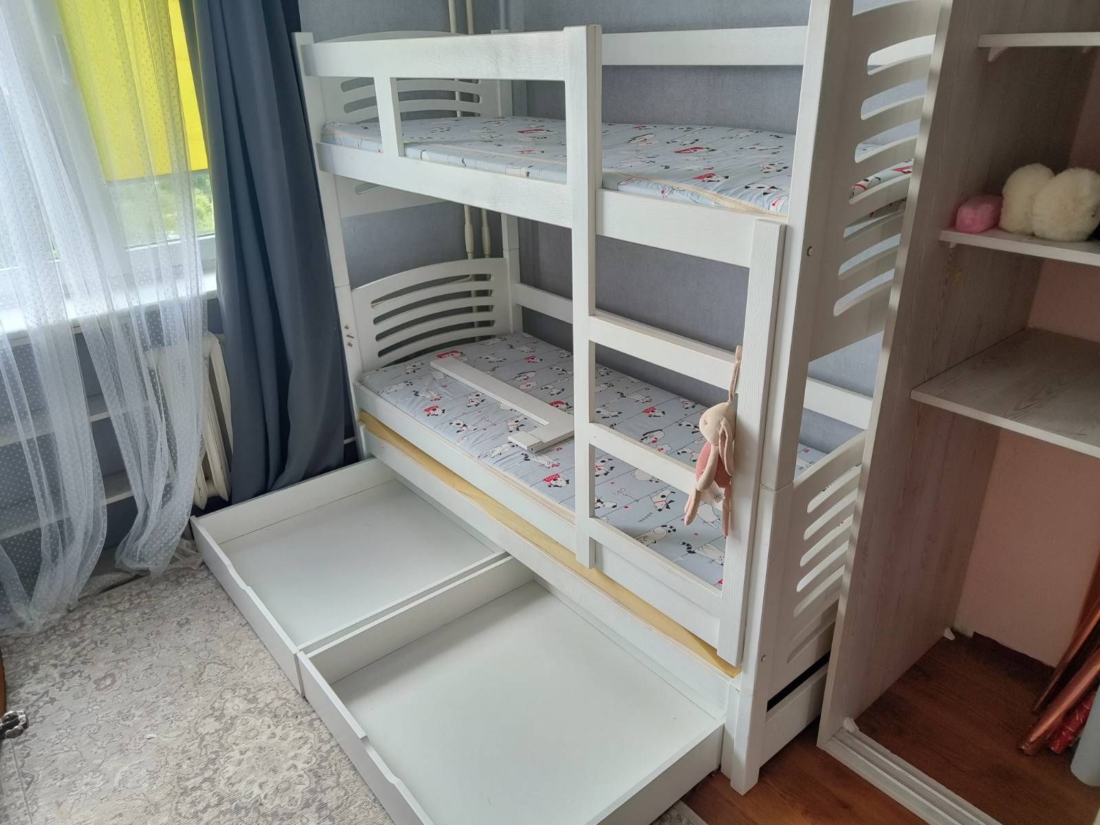Łóżko piętrowe 3 osobowe