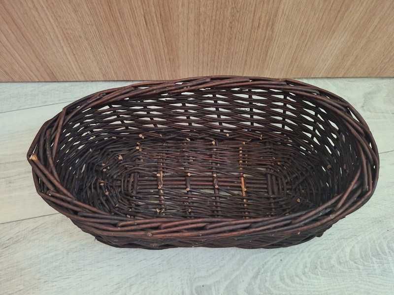 Koszyk wiklinowy osłonka na kwiatka doniczka na balkon parapet wiklina