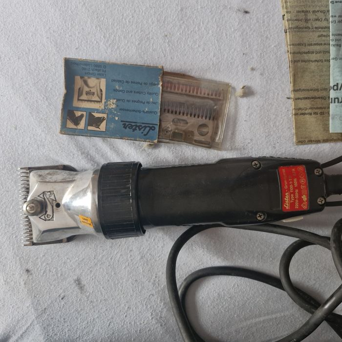 Maszynka do strzyżenia koni Lister + komplet ostrzy