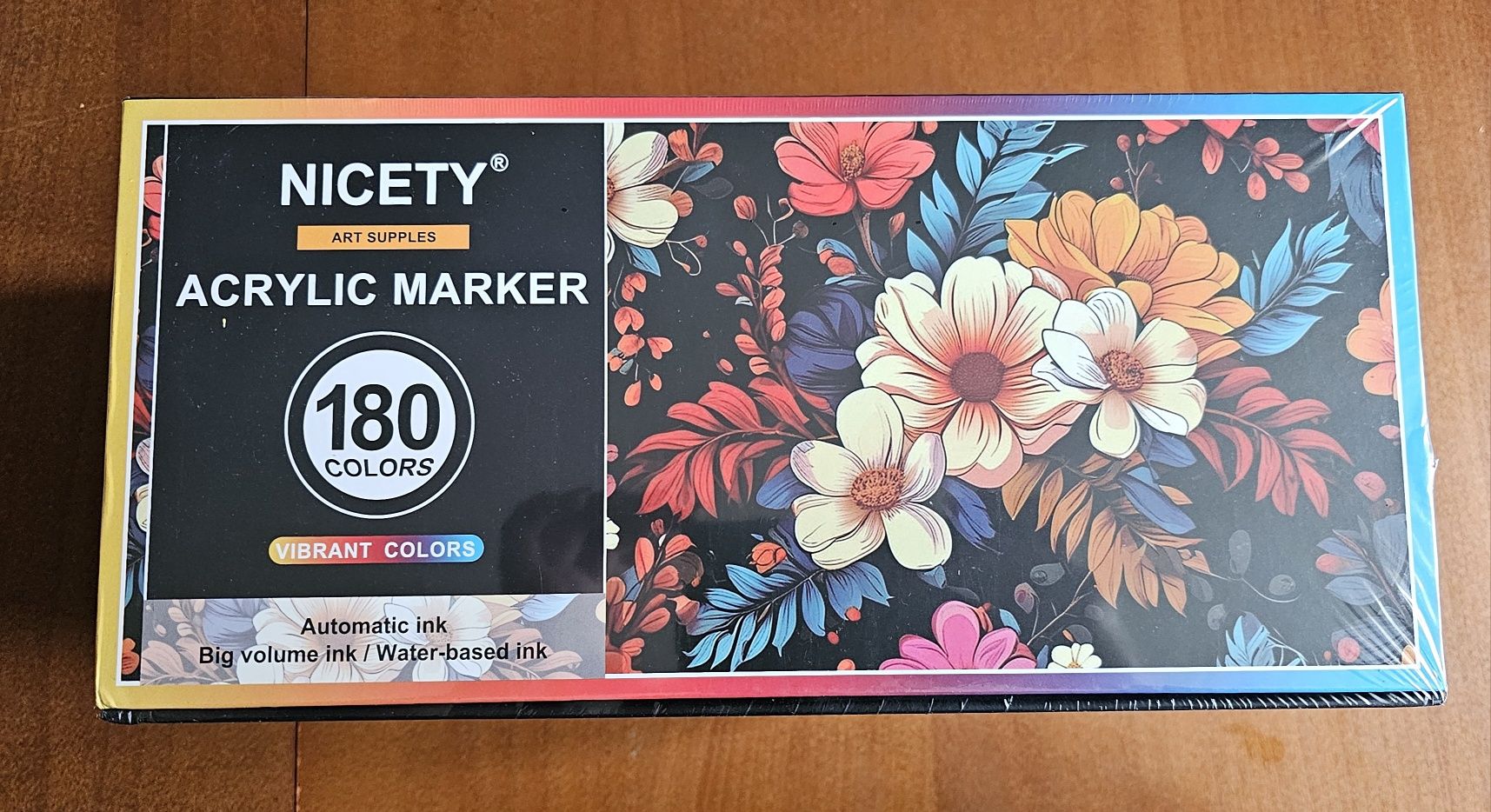 Markery akrylowe Nicety 180 kolorów nowe zafoliowane