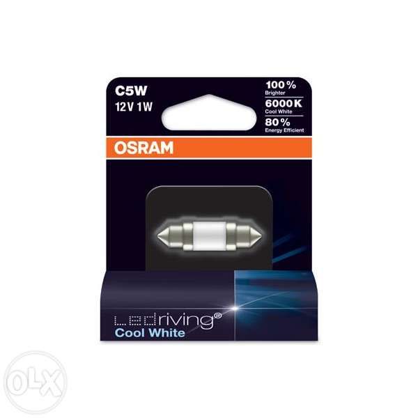 Lâmpadas Osram Led W5W T10-C5W-T4W-P21/5W-W21W-W21/5W-P21W-P27/7W