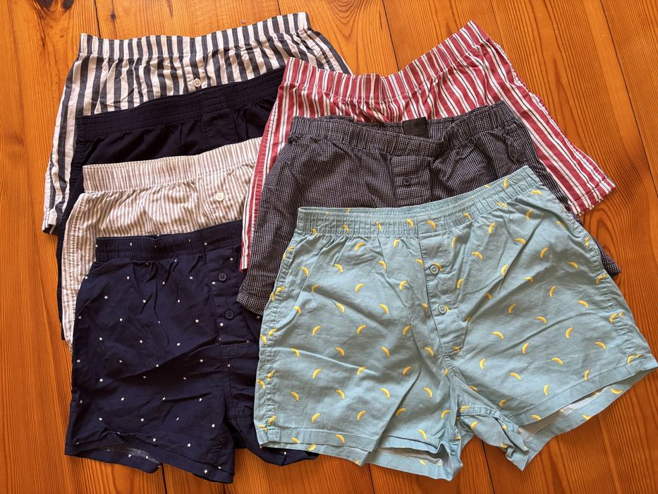 Zestaw bokserek meskich S/M h&m 7szt