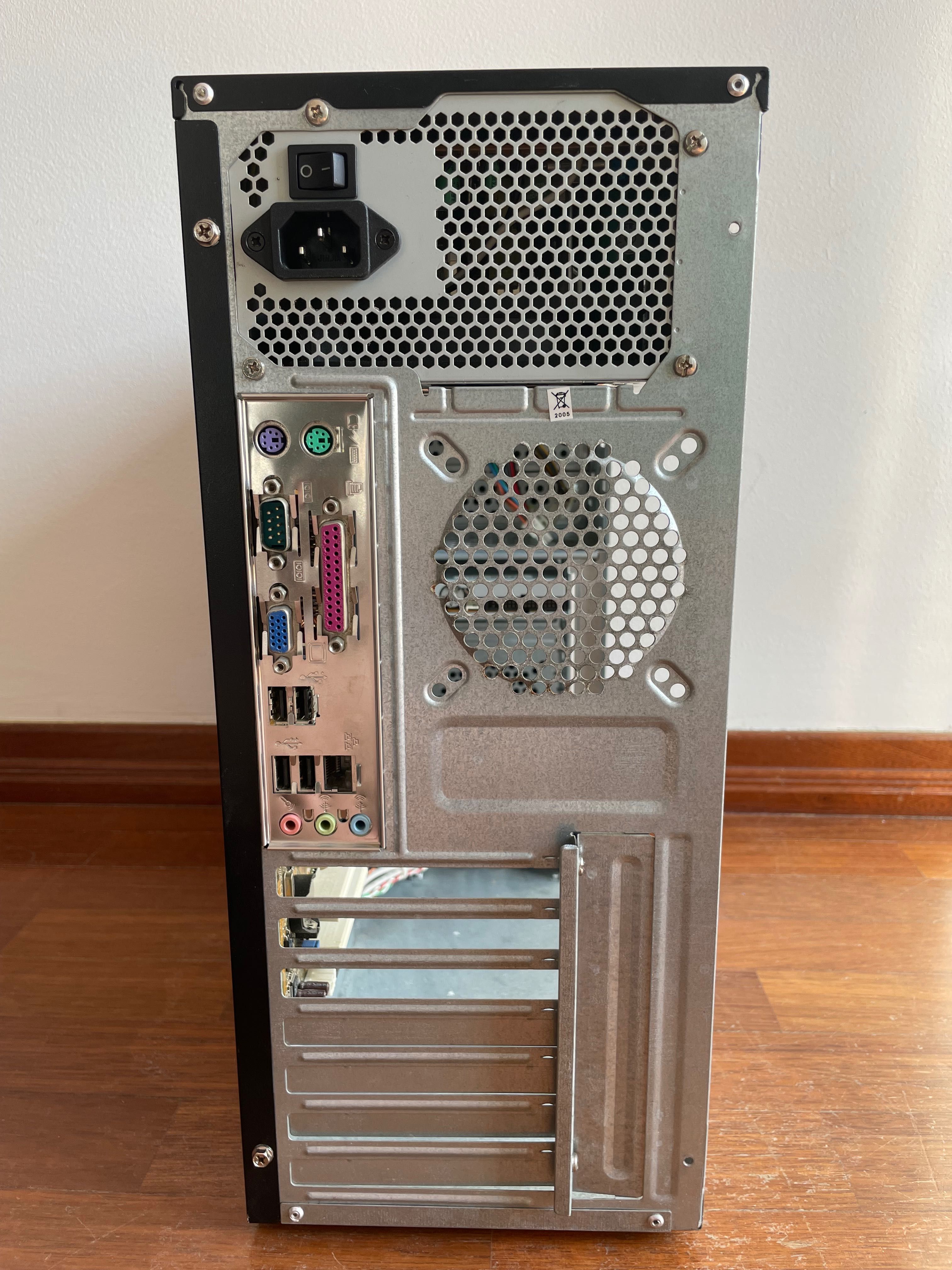 Computador fixo - caixa + motherboard