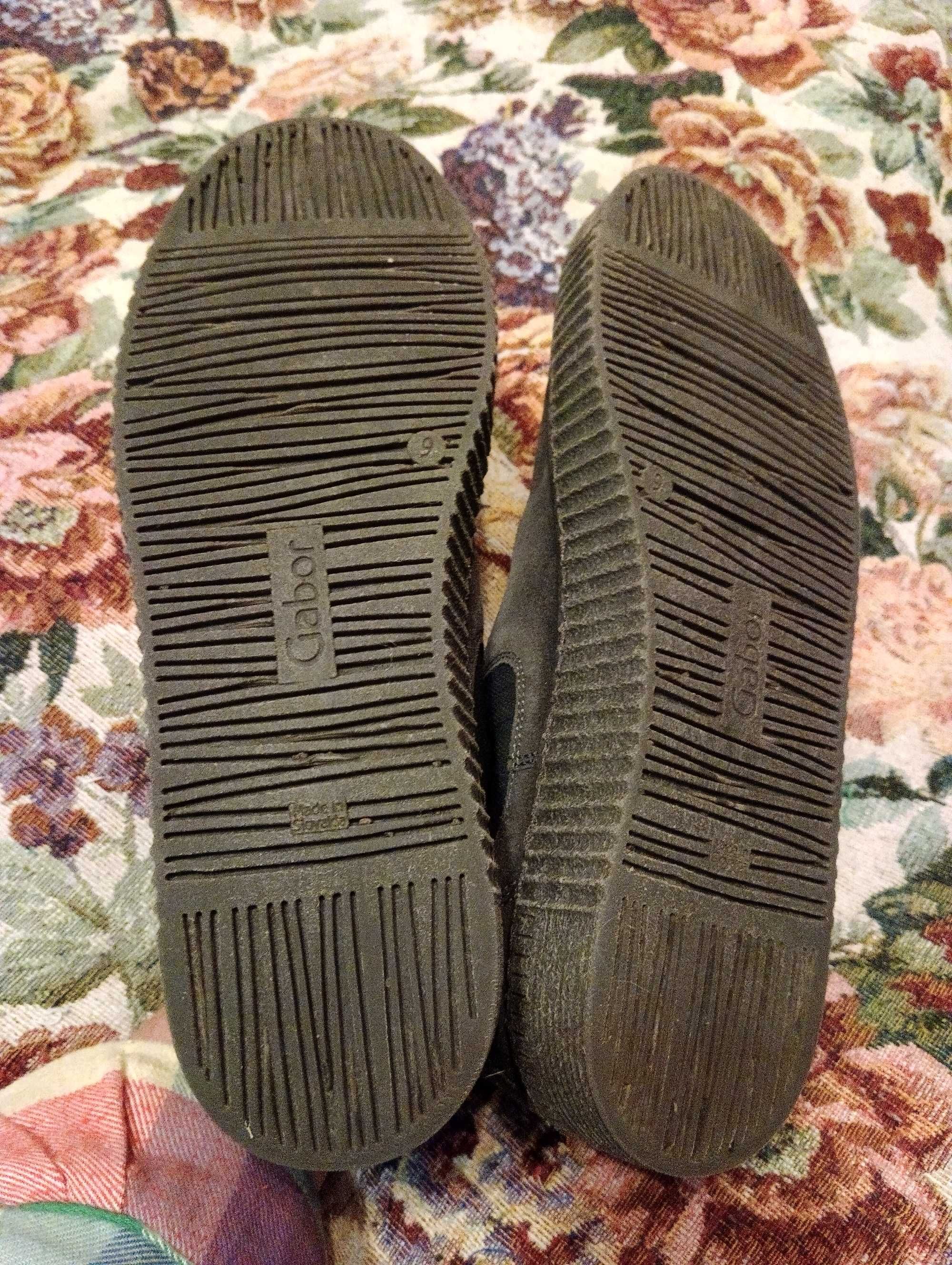 Ботинки  Gabor натуральная замша большой размер