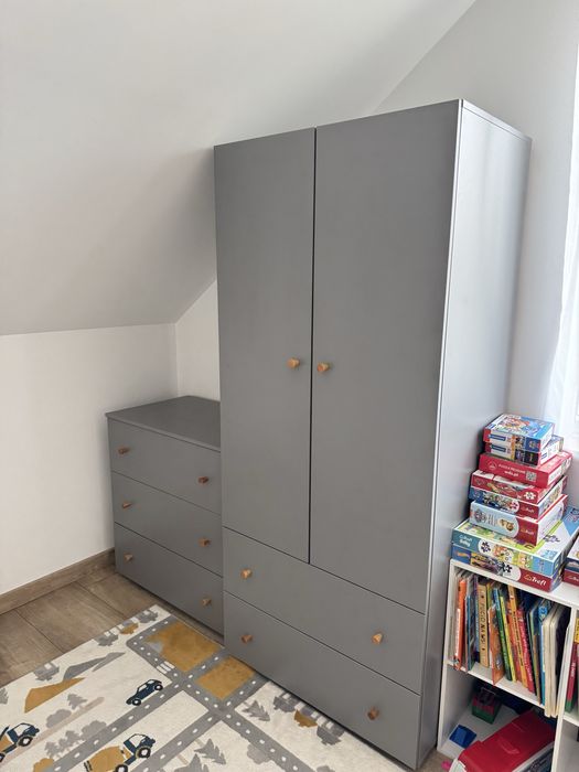 Zestaw mebli dziecięcych KLUPŚ PAULINE + łóżeczko