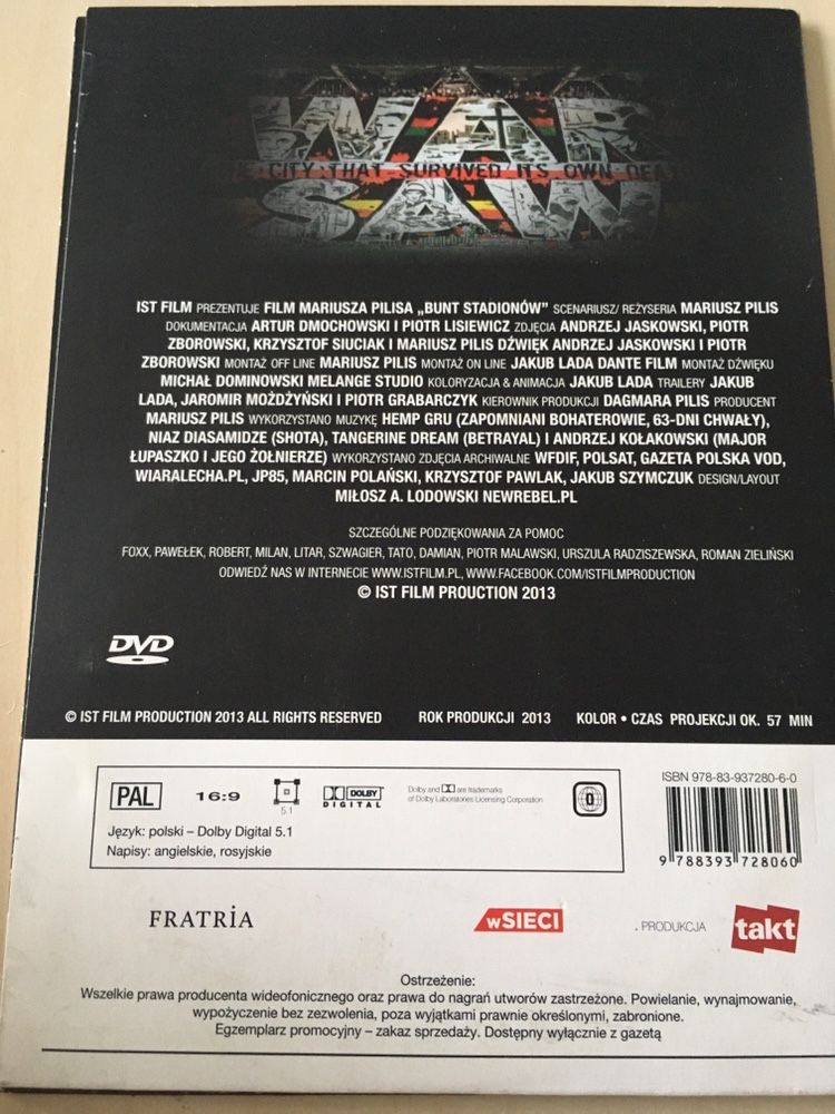 Bunt stadionów Film DVD
