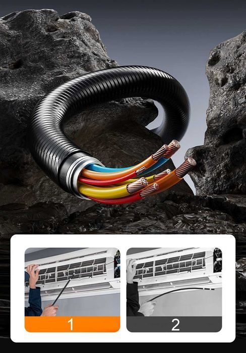 Endoskop Kamera Inspekcyjna Ruchoma Głowica 6mm 2 obiektywy 2m 2000mAh