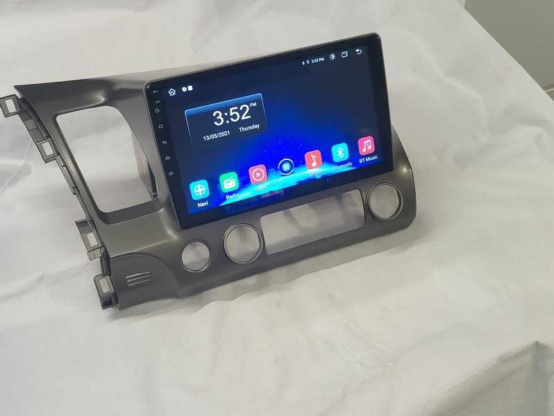 Rádio 2 DIN Android Honda Civic 8 • Wifi -GPS - Bluetooth + CÂMARA