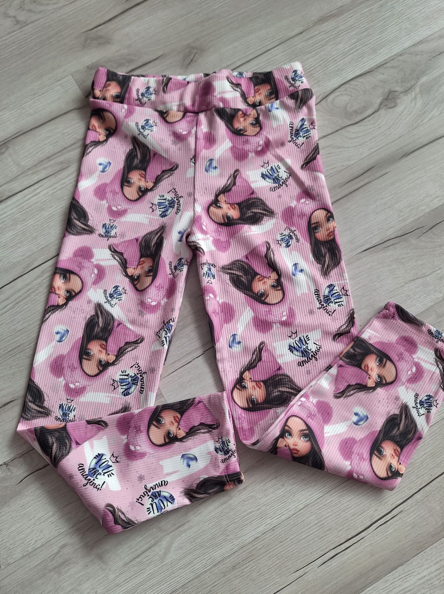 Legginsy Getry Prążek rozmiar 116