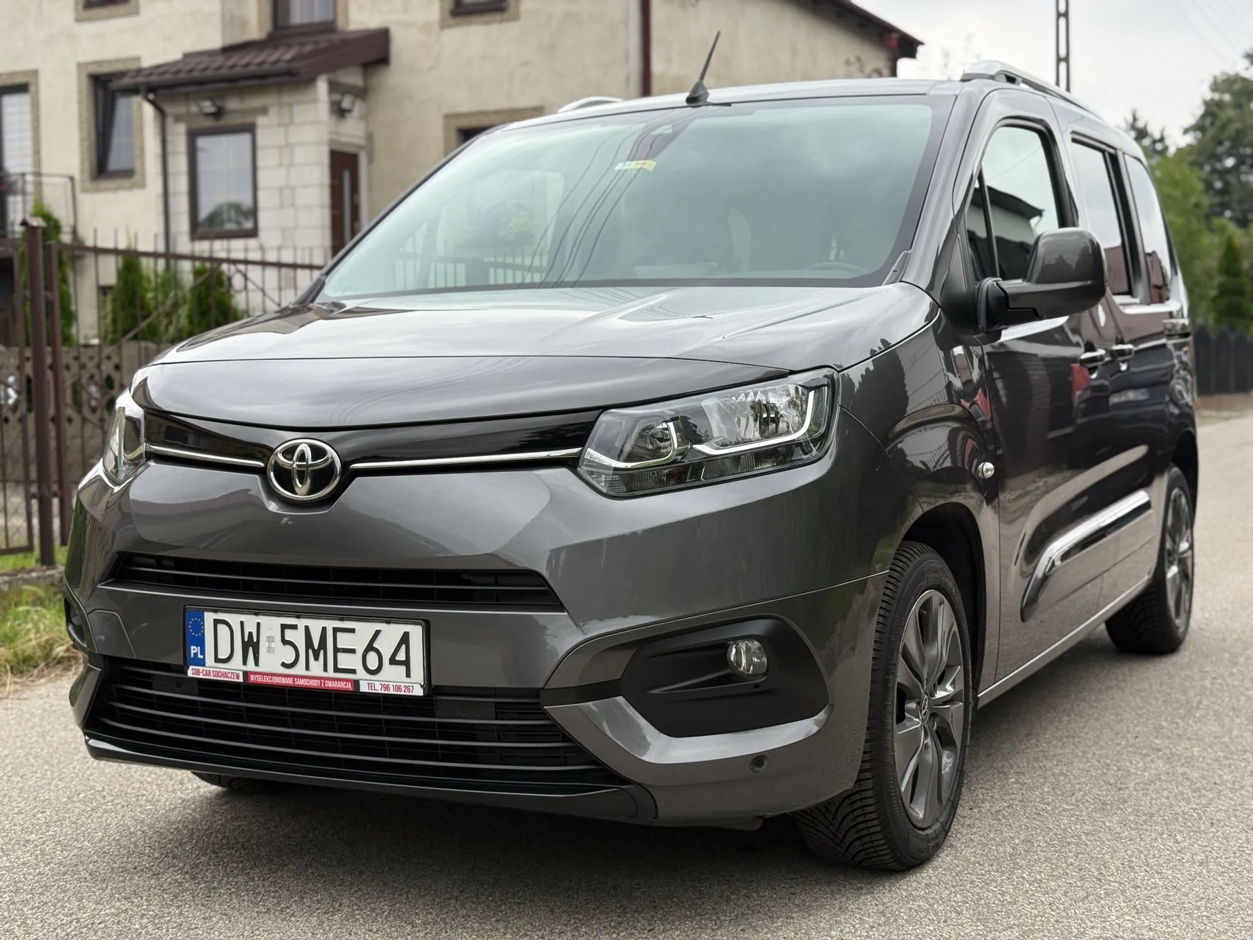 Toyota Proace City Verso 1WŁ Salon PL FV23% Family Tempomat Czujniki Parkowania CarPlay Android