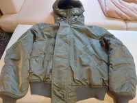 parka alpha industries N2B olive flyers hood US army ideal size L