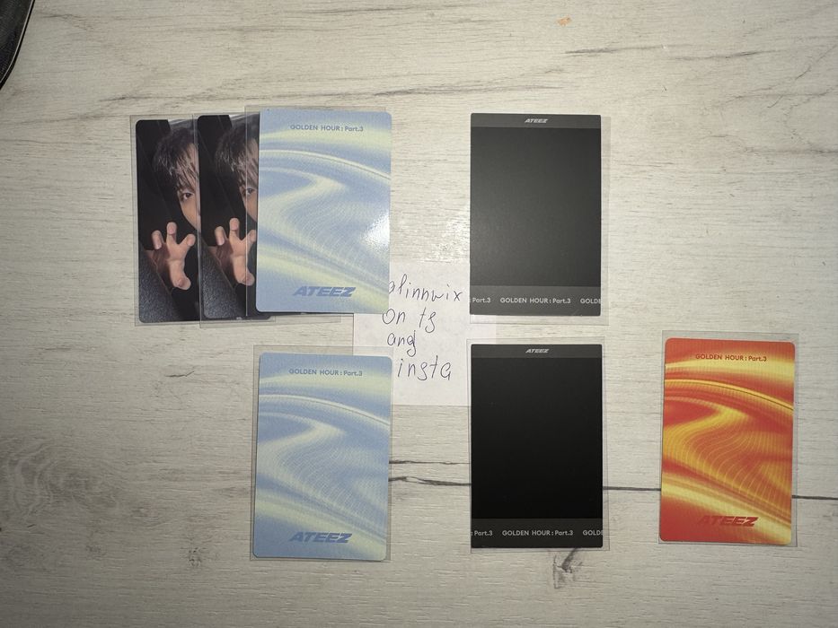 Карти зб1, ейтіз, сайкерс, zerobaseone, ateez, xikers, zb1, atz