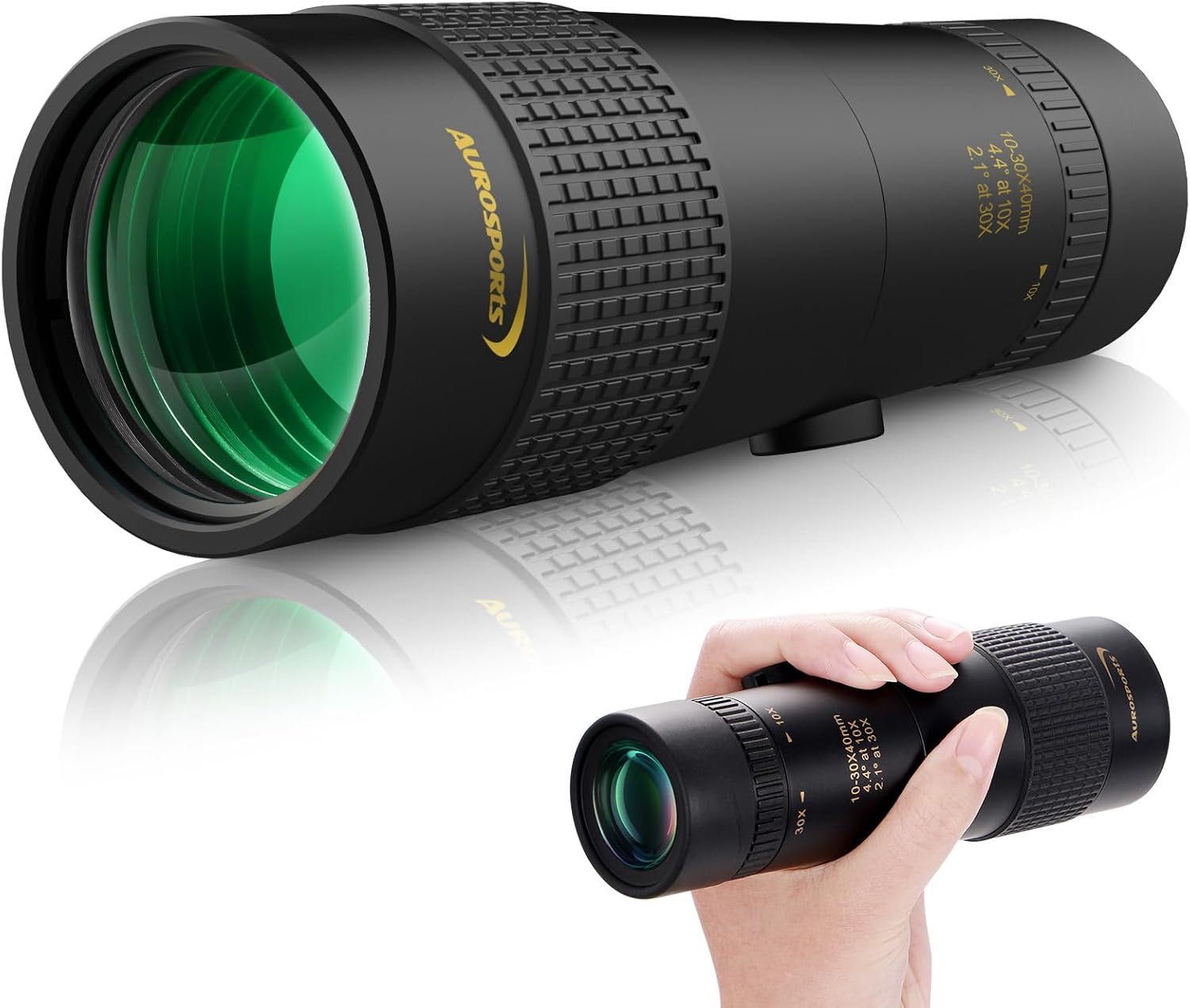 Monokular Aurosports 10-30x40 Zoom dla dorosłych