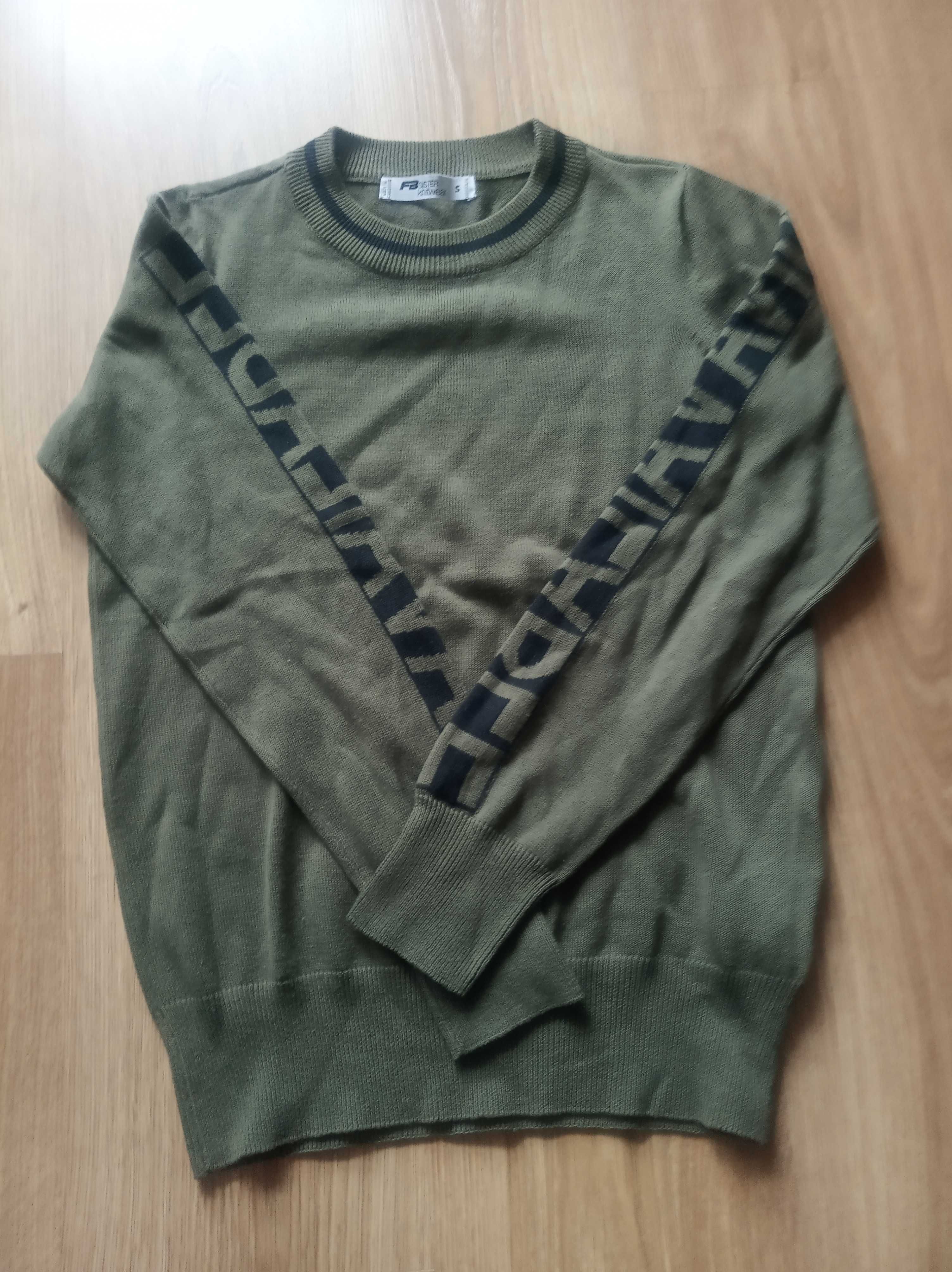 Sweter, dzianinowa bluzka khaki FB New Yorker