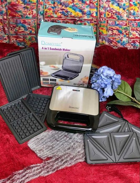 Вафельниця сендвічниця горішниця гриль 4 в 1 прилад 1200 вт