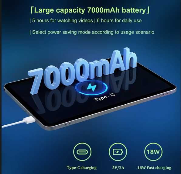 Ігровий Tablet 11". 24GB(8+16)/128Gb Helio G100 FHD+ 90Hz+Бампер+Чохол