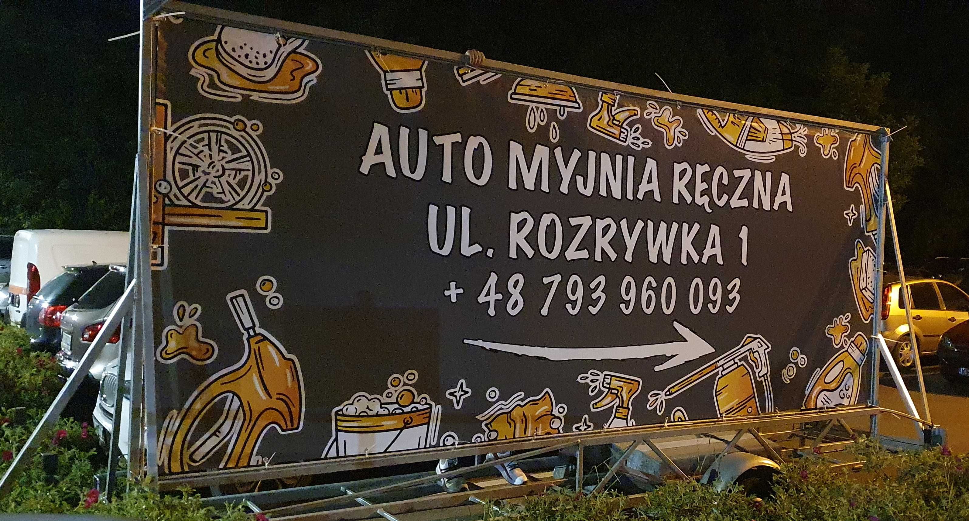 Przyczepa reklamowa wynajem wypożycz 4x2; 5x2,5; 3x2; auto reklamę żuk