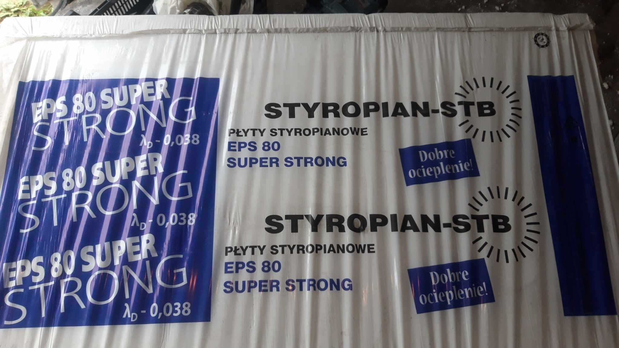 Styropian ESP 80 super strong 3cm - 30 mm podłoga dach - 1 paczka 10m2