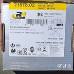 Гальмівні колодки дискові Roadhouse задні RH 21578.02 Fiat/Jeep