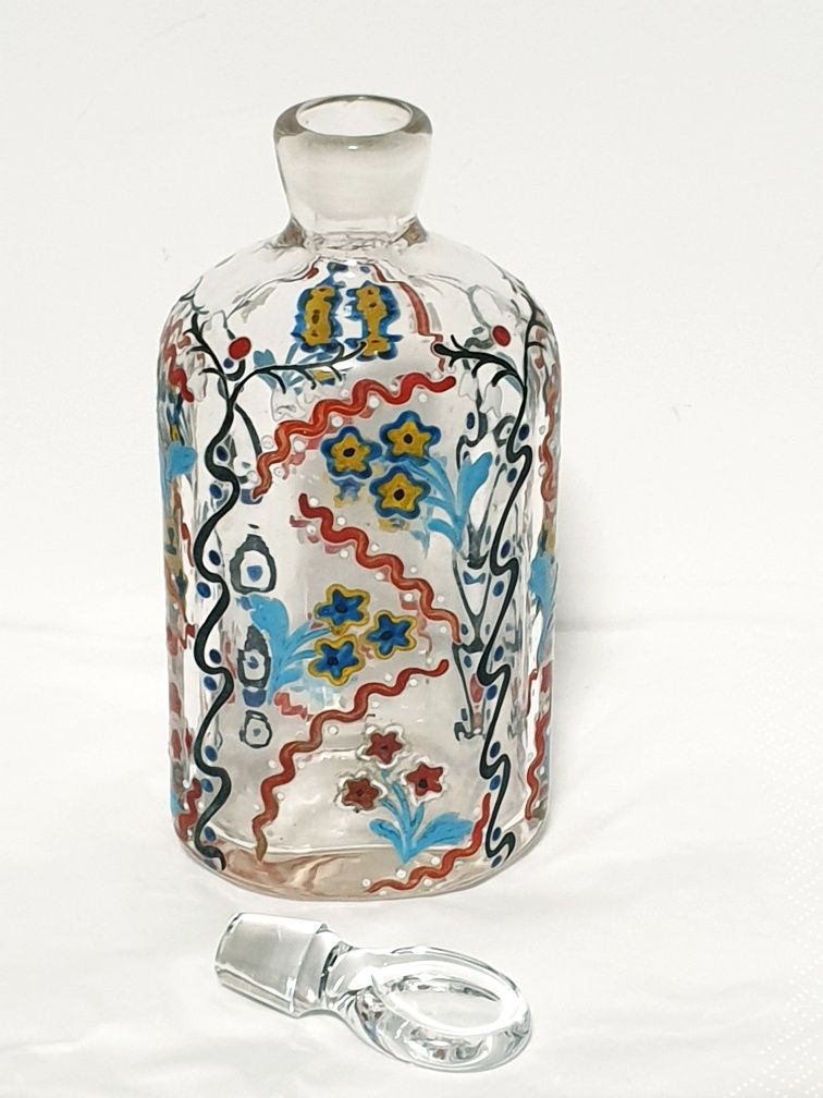 Lindissimo antigo frasco esmaltado à mão