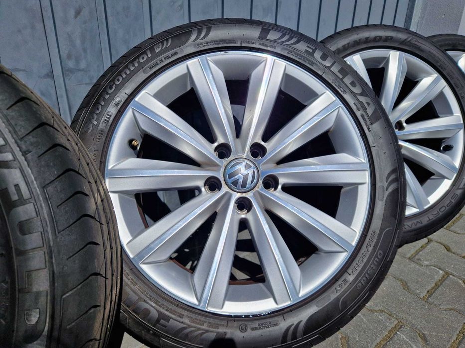Felgi koła aluminiowe lato 235/45 R17 ET47  VW Passat Golf 5X112