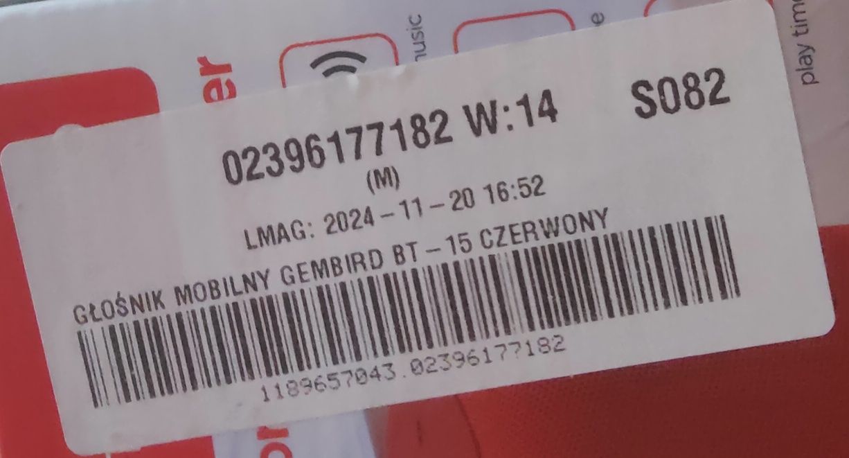 przenośny głośnik Bluetooth Gmb Audio.