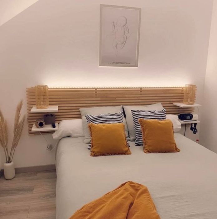 Cabeceira de cama Mandal - IKEA (madeira)