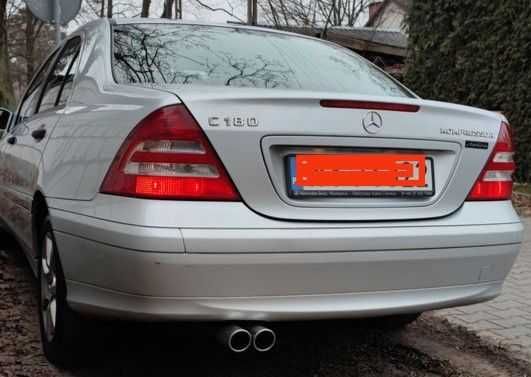 Tłumik końcowy przelotowy Mercedes W203 T203 C209 CLK kompresor